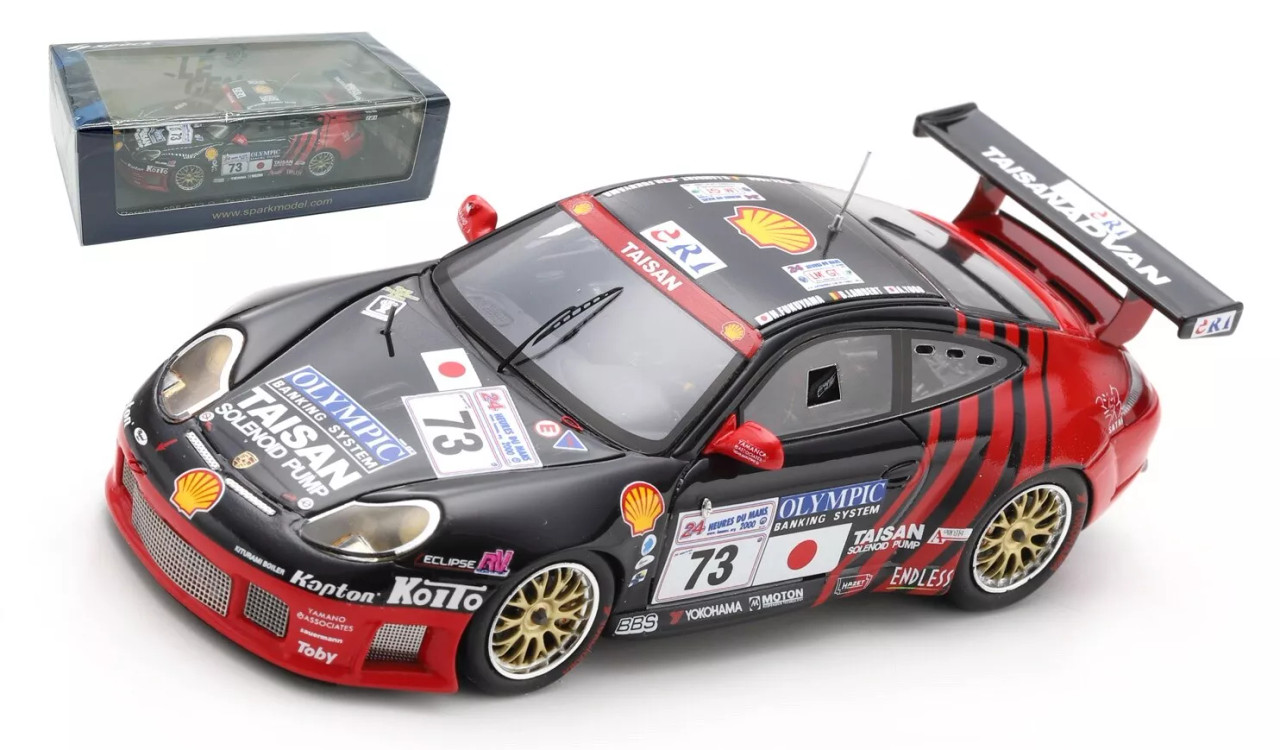 1/43 Spark 2000 Porsche 996 GT3 R No.73 Team Taisan Advan 24H Le