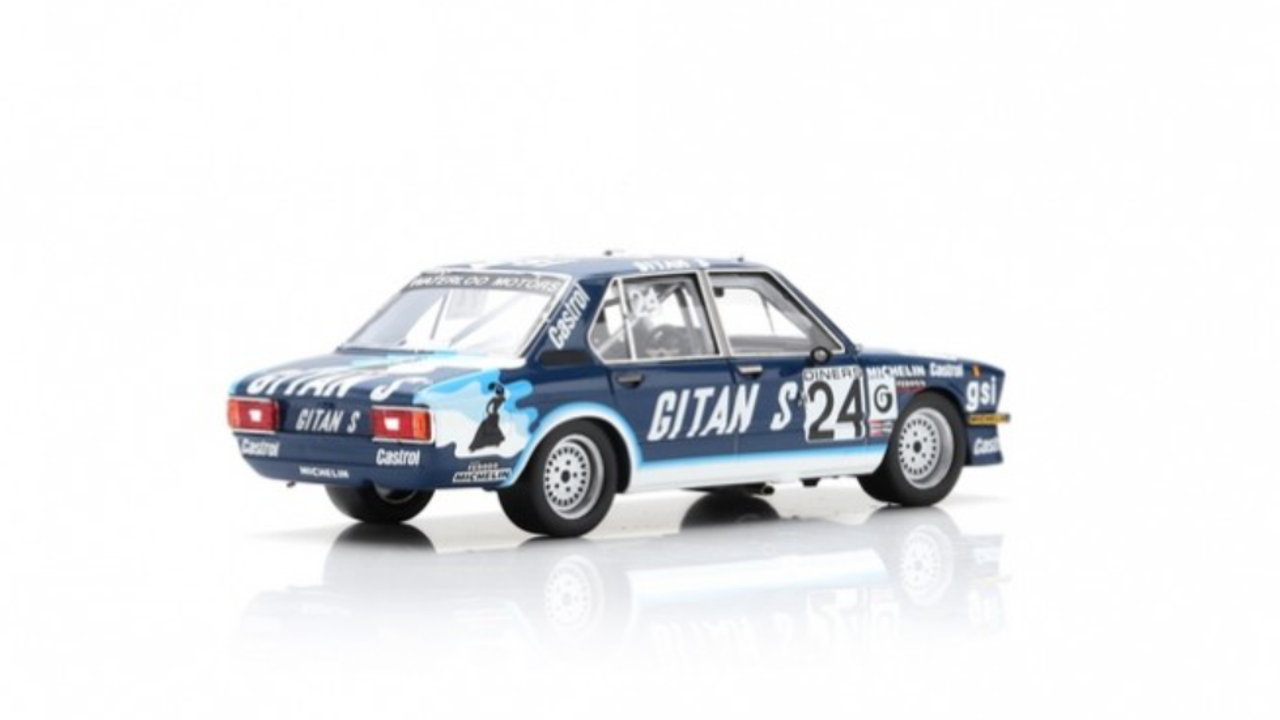 1/43 Spark 1981 BMW 530i No.24 7th 24H Spa J-L. Trintignant - M. Hoepfner - A. Cudini - D. Bell Car Model