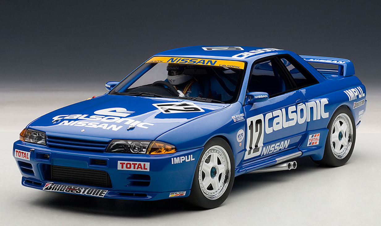 1⁄18 AUTOart Nissan Skyline GT-R GTR (R32) GROUP A 1990 CALSONIC
