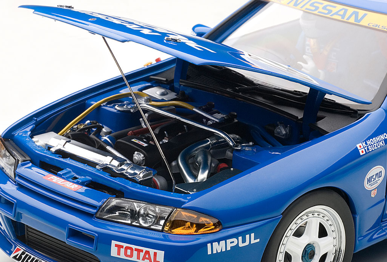 AUTOart 1⁄18 スカイライン GT-R R34 Vスペック mK405c [難あり