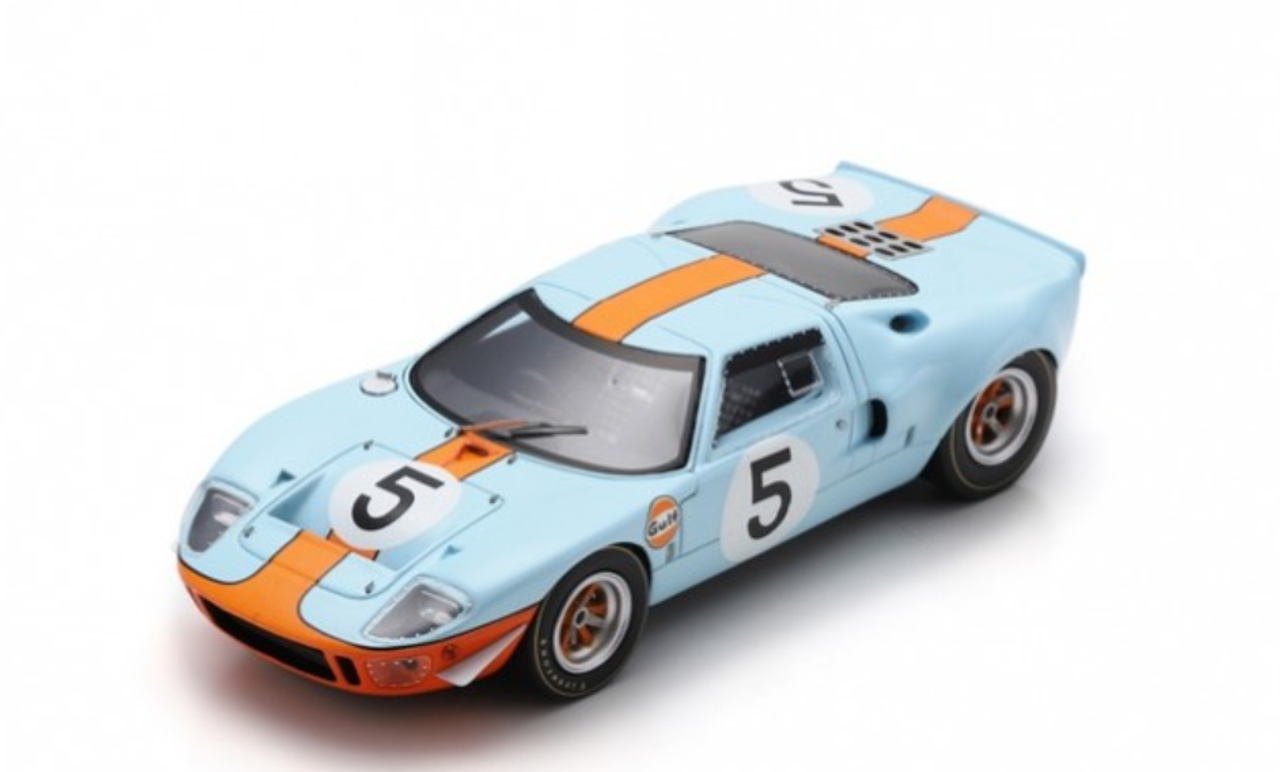 1/43 Spark 1968 Ford GT40 No.5 1st 6H Watkins Glen J. Ickx - L. Bianchi Car  Model