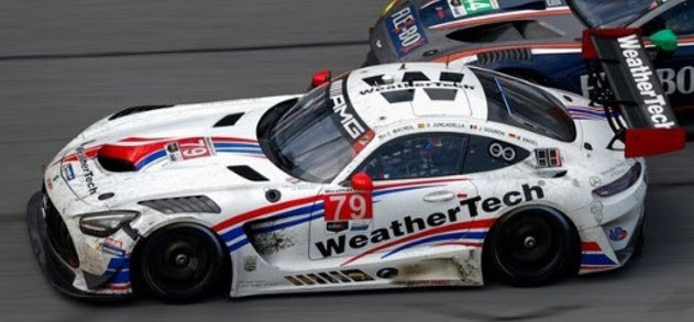 1/43 Spark 2023 Mercedes-AMG GT3 No.79 WeatherTech Racing Winner