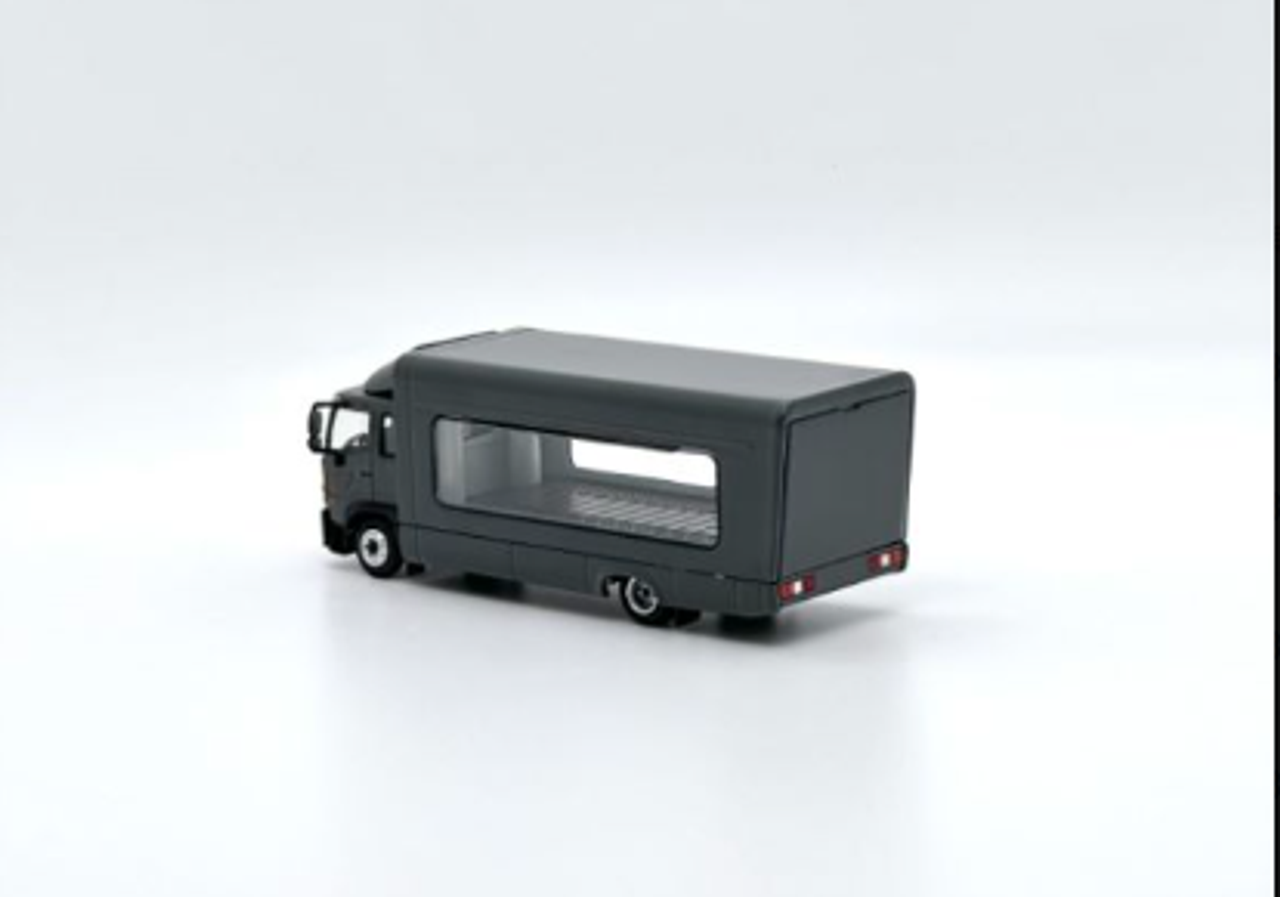 1/64 Unique Model & Tiny Hino Ranger 500 (Grey) Diecast Car Model