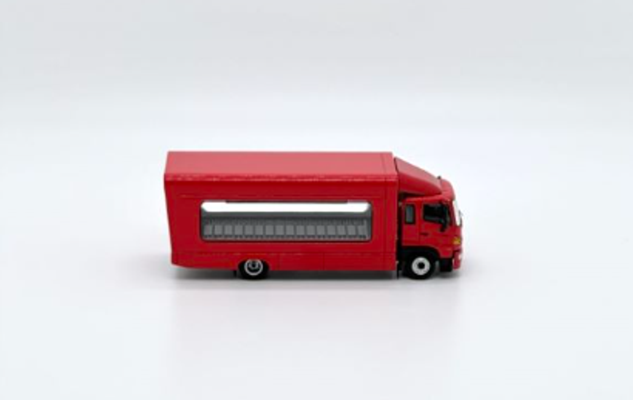 1/64 Unique Model & Tiny Hino Ranger 500 (Red) Diecast Car Model