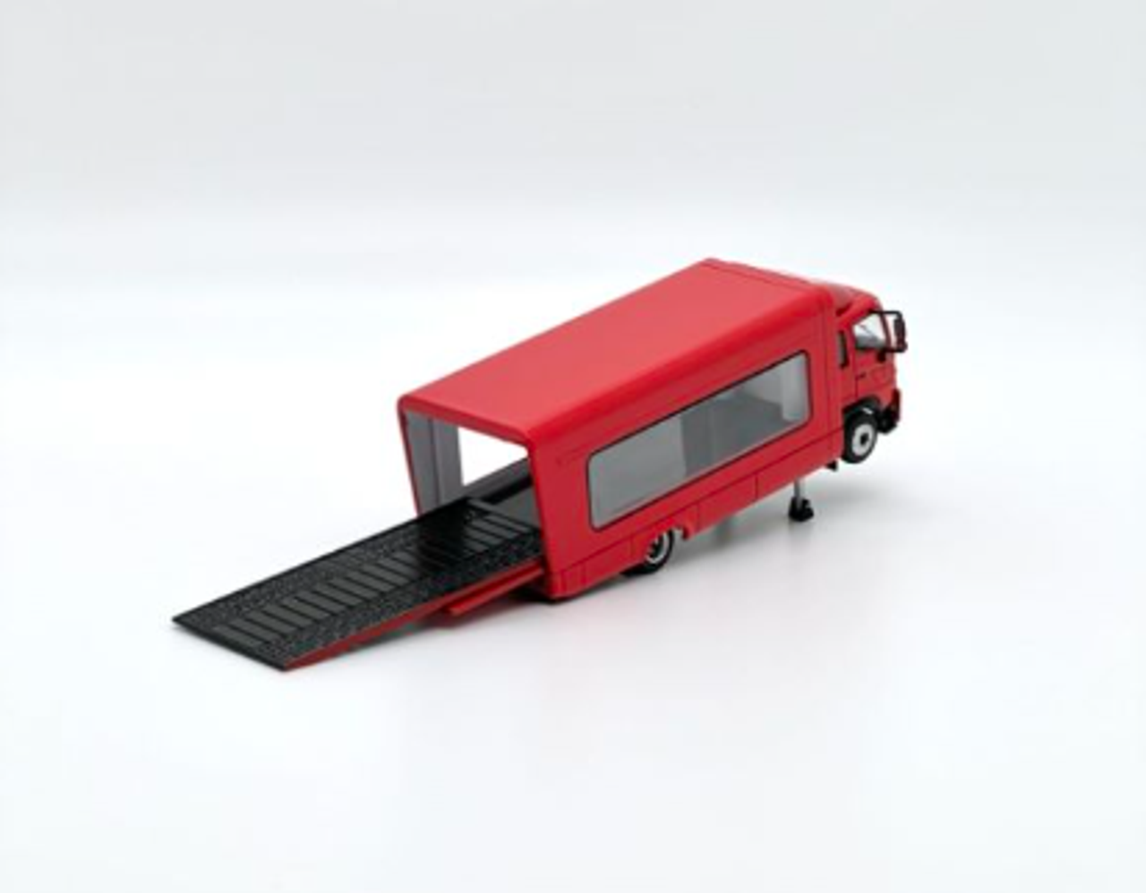 1/64 Unique Model & Tiny Hino Ranger 500 (Red) Diecast Car Model