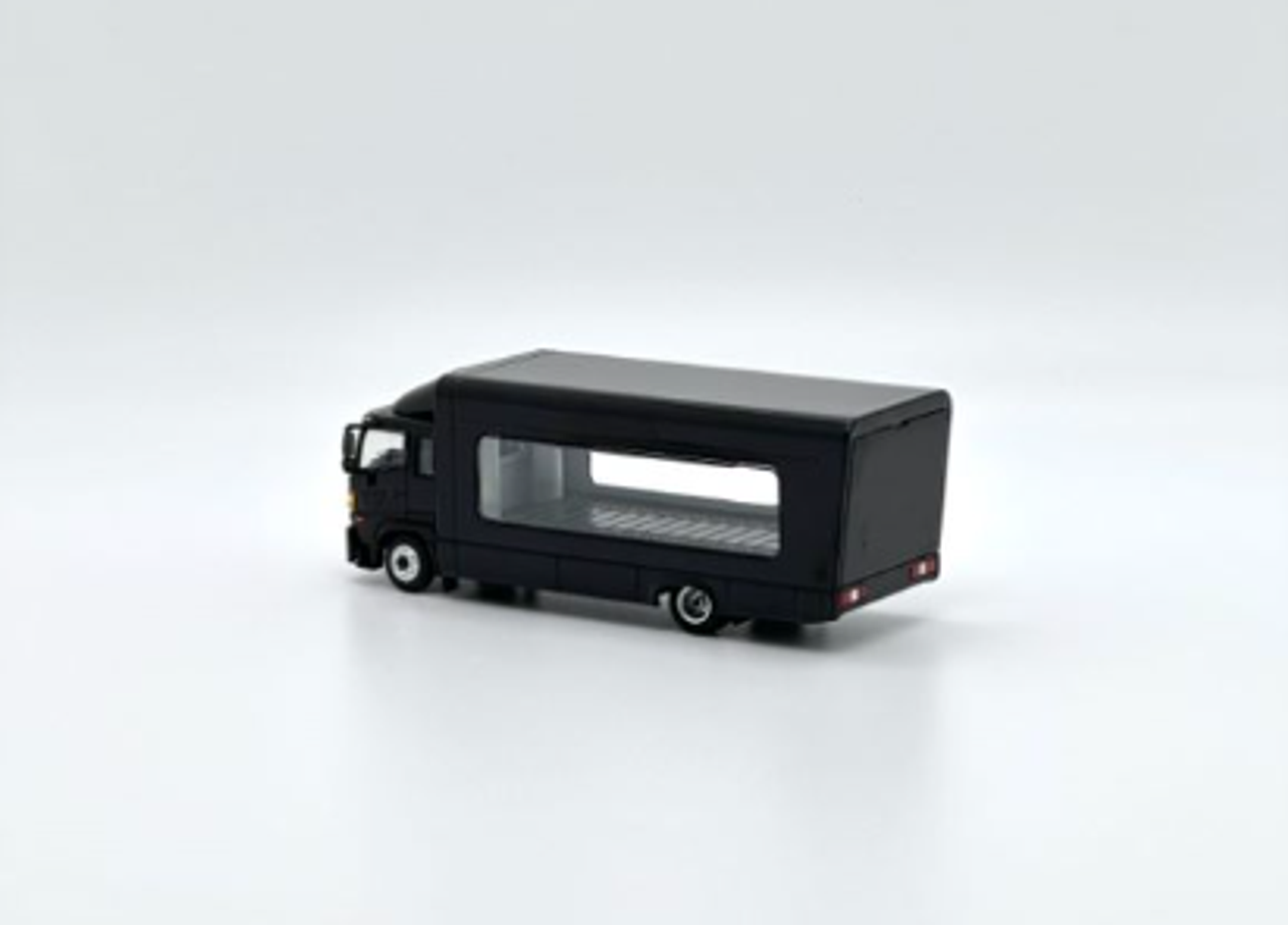 1/64 Unique Model & Tiny Hino Ranger 500 (Black) Diecast Car Model