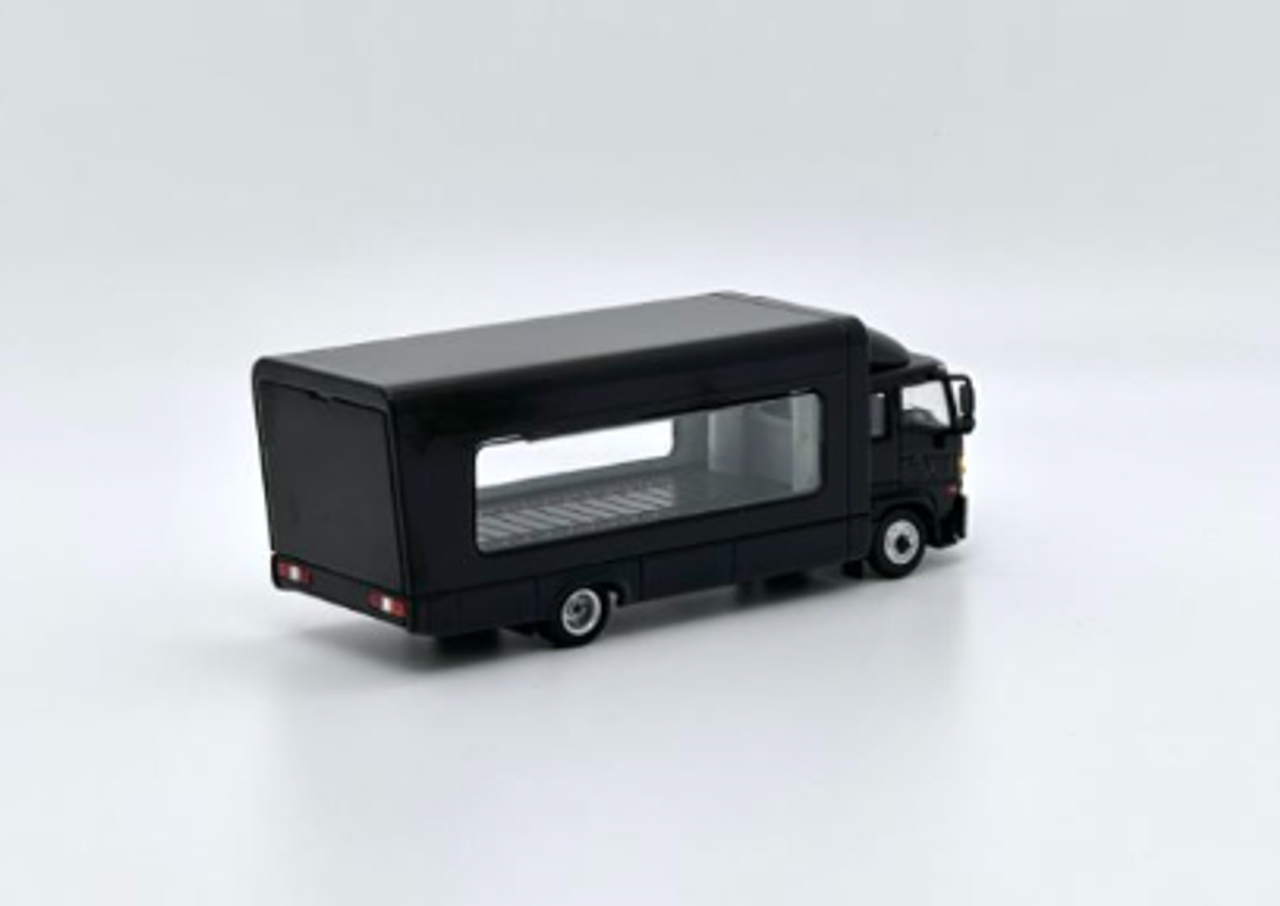 1/64 Unique Model & Tiny Hino Ranger 500 (Black) Diecast Car Model