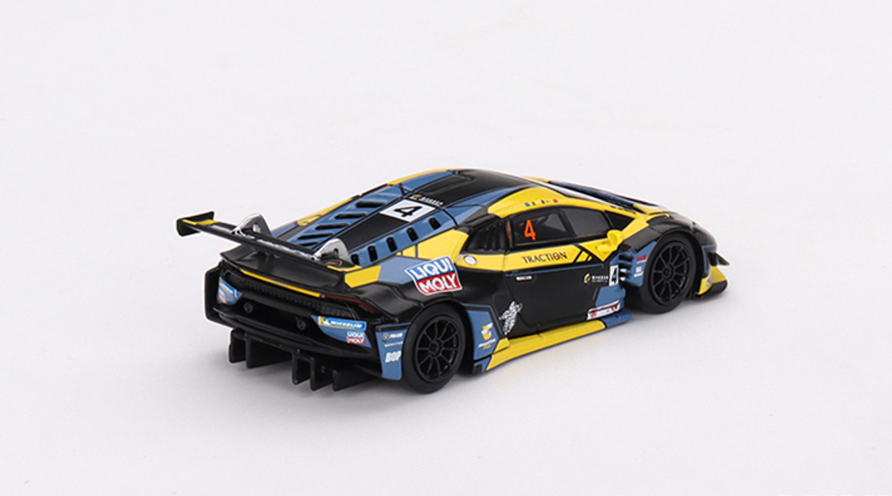 1/64 MINI GT Lamborghini Huracán GT3 EVO #4 2022 Macau GP Macau GT Cup 3rd Place