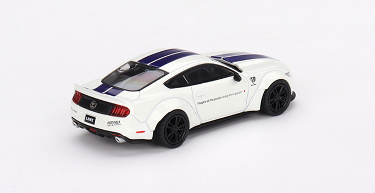 1/64 Mini GT Ford Mustang GT LB-Works (White) Diecast Car Model