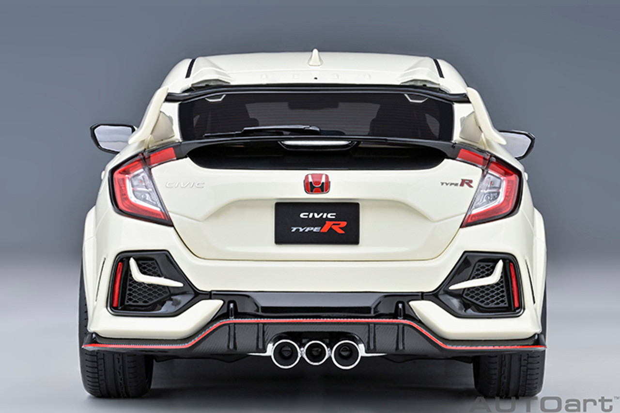 1/18 AUTOart 2021 Honda Civic Type R (FK8) (Championship White) Car Model