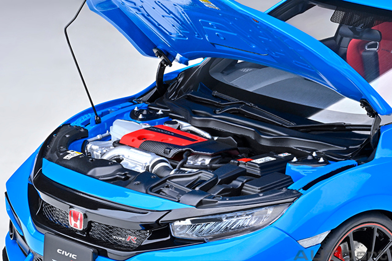 1/18 AUTOart 2021 Honda Civic Type R (FK8) (Racing Blue Pearl) Car Model