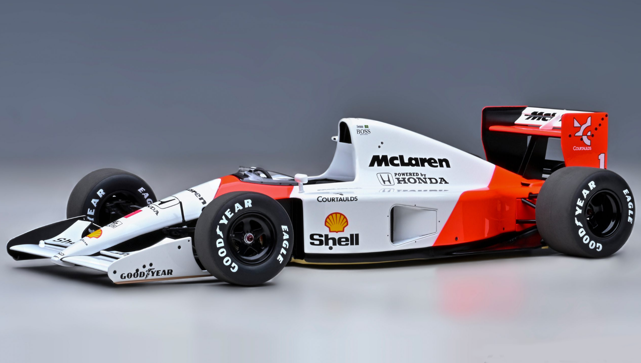 割引設定★訳ありMcLaren MP4/6 Senna 1/18 ミニカー 模型★ 乗用車