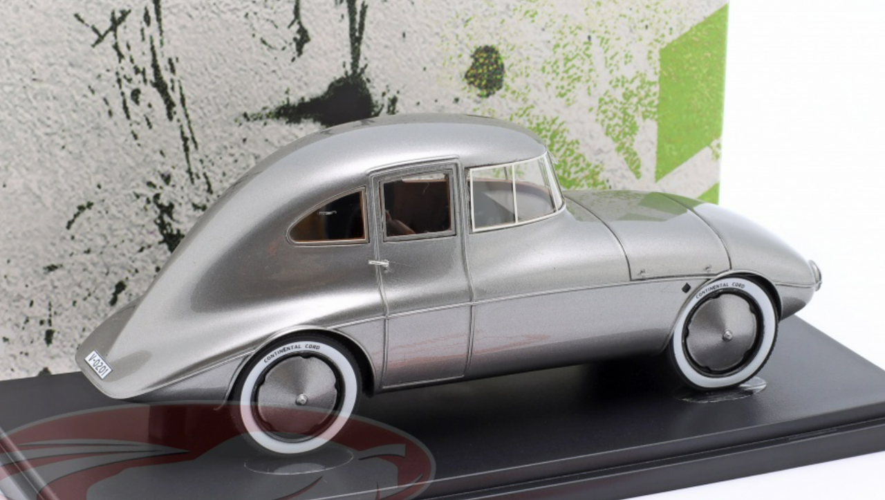 1/43 AutoCult 1923 Audi Type K Streamline Jaray 2 (Silver) Car Model