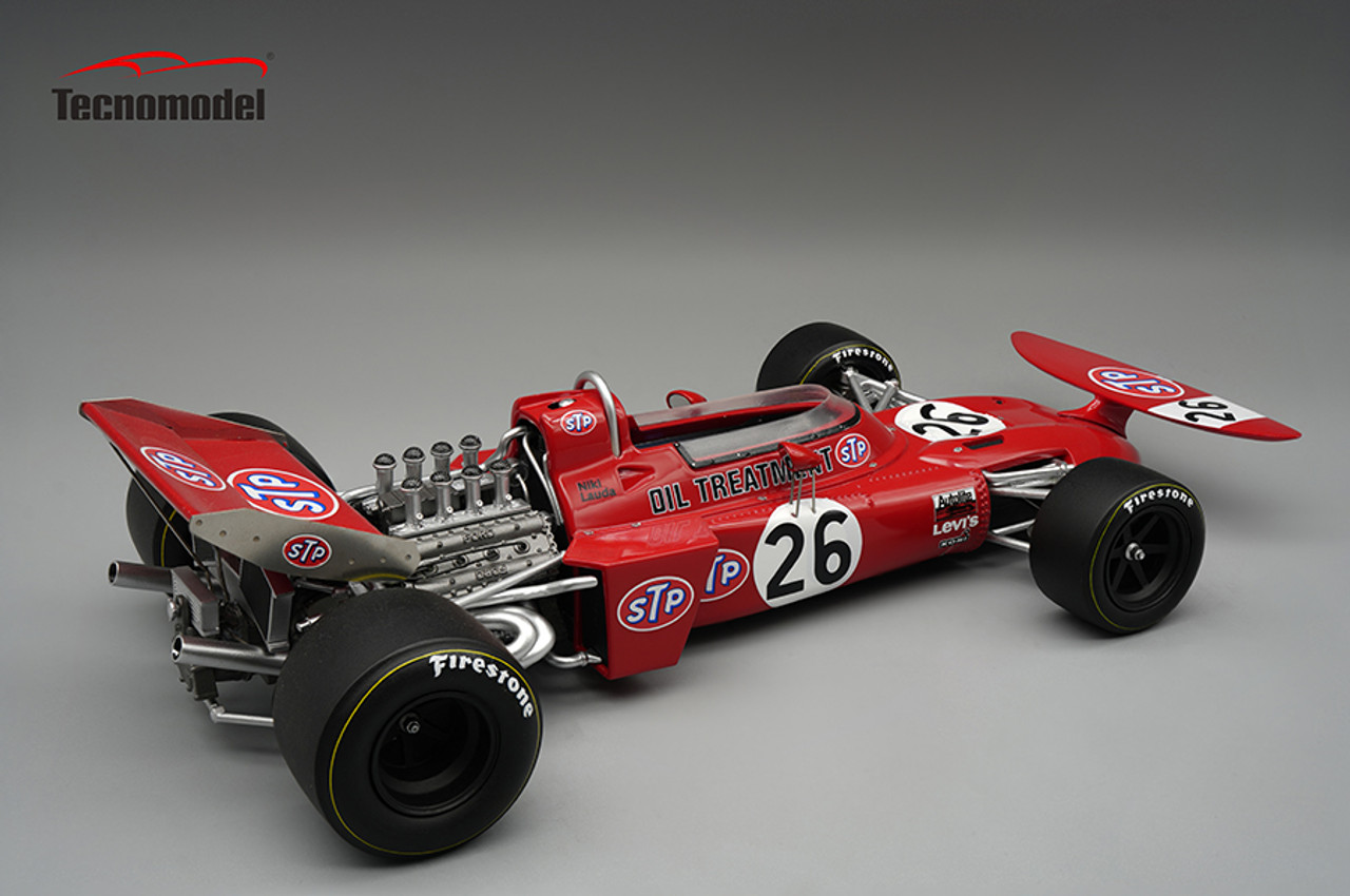 1/18 Tecnomodel March 711 1971 Austrian GP Niki Lauda Car Model