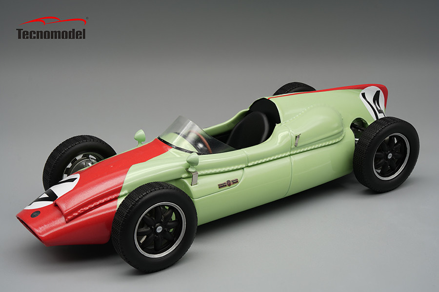 Modèle Réduit Tecnomodel 1:18 Cooper F1 T51 #14 British GP 1960 – Gendebien TM18-298E