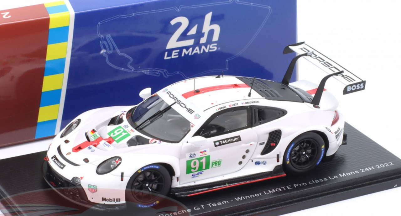 Porsche 911 RSR-19 Type 991 n° 86 3ème 24h Le Mans 2023 1/18 Spark 18S933
