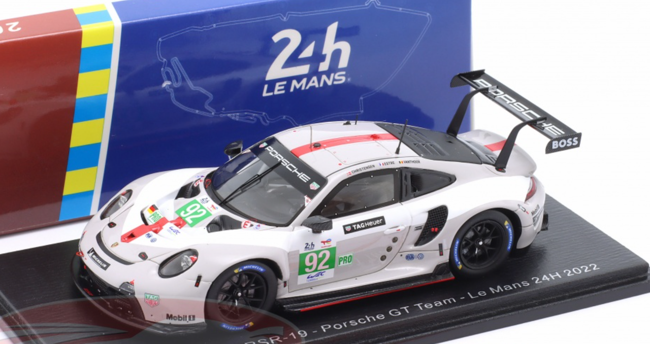 Porsche 911 RSR 19 No.92 Porsche GT Team Le Mans 24H 2022 1:18 ...