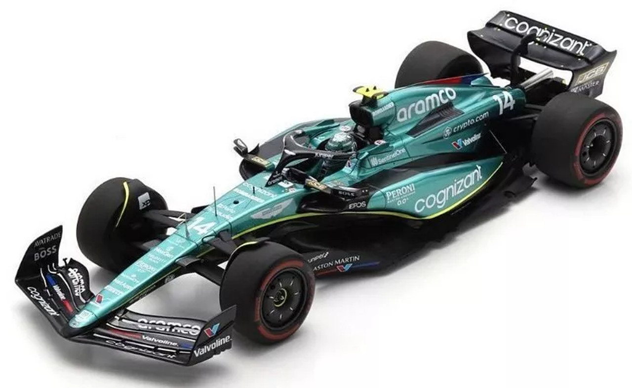 ミニカー Aston Martin Aramco Cognizant F1 2023 1/18 Spark 2023 Formula 1 Aston Martin AMR23 No.14 Aston