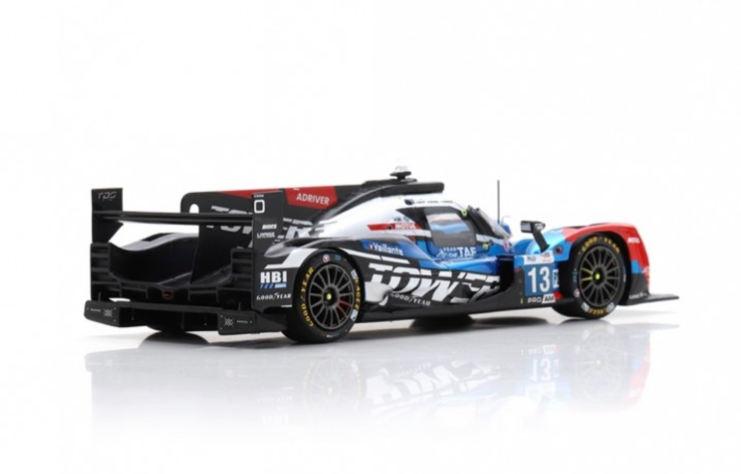 1/43 Spark Oreca 07 - Gibson No.13 TOWER MOTORSPORTS 24H Le Mans 2023 S. Thomas - R. Taylor - R. Rast Car Model