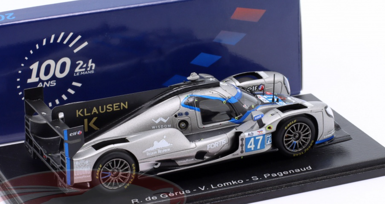 1/43 Spark Oreca 07 - Gibson No.47 COOL RACING 24H Le Mans 2023 R. de Gérus - V. Lomko - S. Pagenaud Car Model