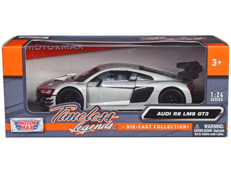 二 Audi R8 LMS GT3 Silver Metallic 