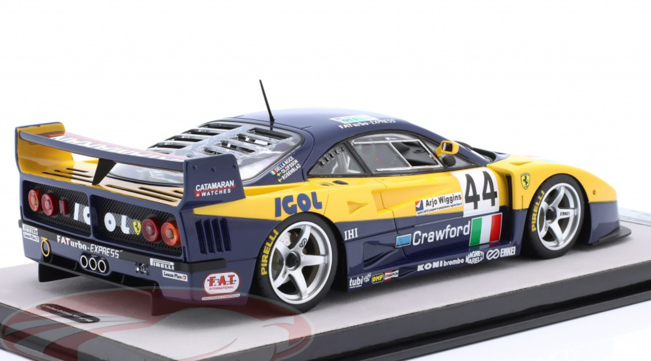 【レイ】 1/18 Tecnomodel 1996 Ferrari F40 GTE #44 24h LeMans Ennea