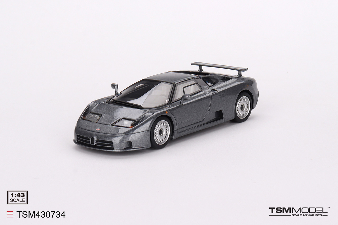 1/43 TSM Bugatti EB110 GT Grigio Scuro Car Model