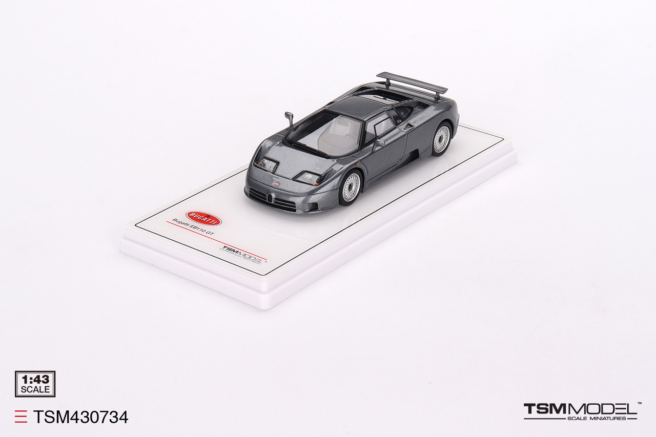 1/43 TSM Bugatti EB110 GT Grigio Scuro Car Model