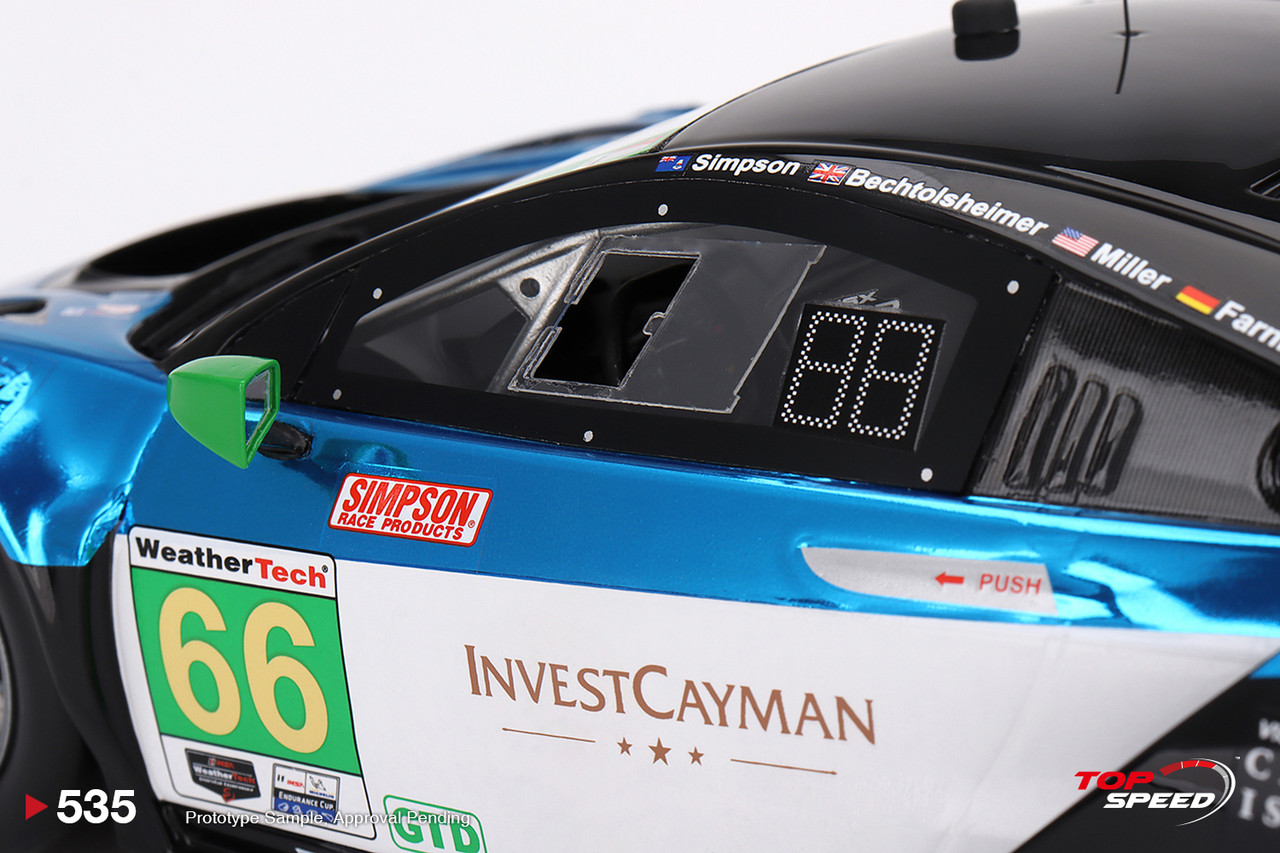 1/18 Top Speed Acura NSX GT3 EVO22 #66 Gradient Racing 2022 IMSA Daytona 24 Hrs  Car Model