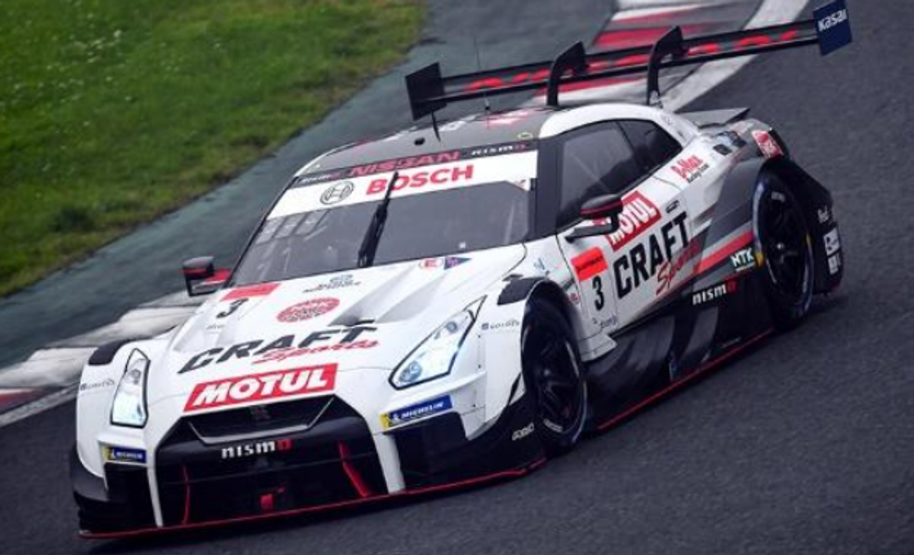 1/43 Spark CRAFTSPORTS MOTUL GT-R No.3 NDDP RACING with B-MAX GT500 SUPER GT 2020 Kohei Hirate - Katsumasa Chiyo Car Model