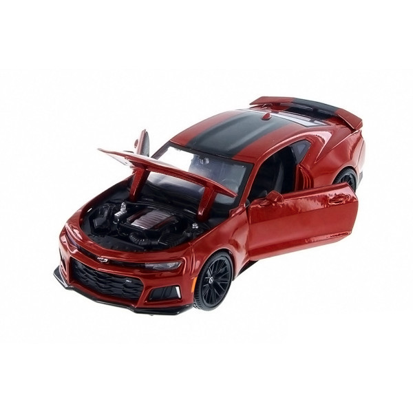 1/24 Motormax 2017 Chevrolet Chevy Camaro ZL1 Burgundy Diecast Car Model