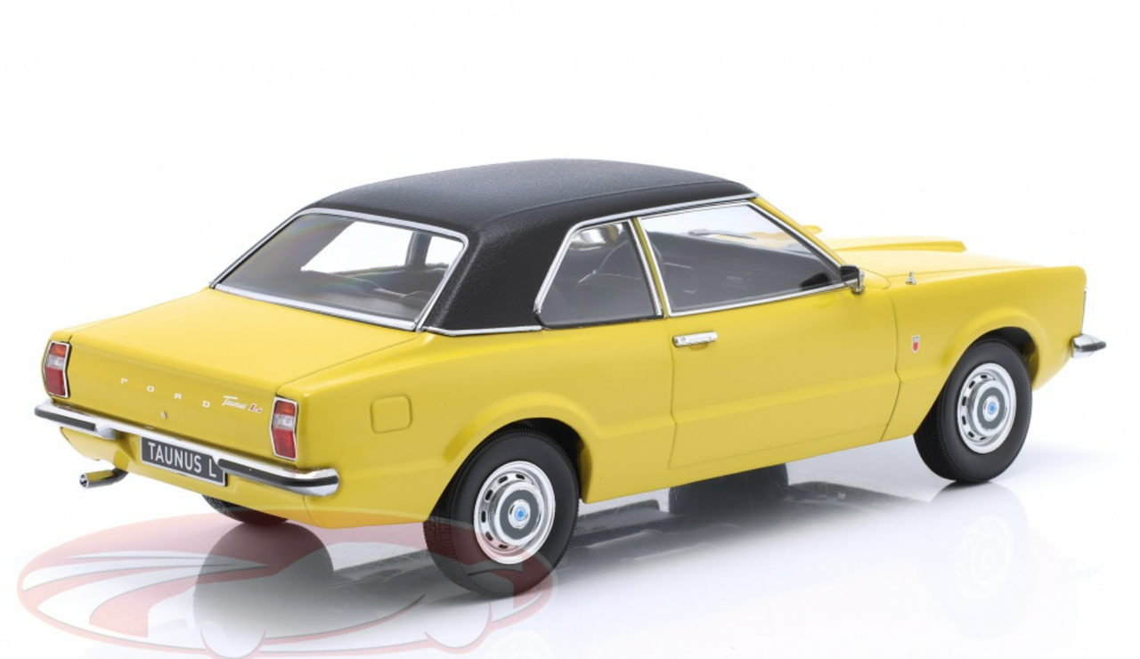 1/18 KK-Scale 1971 Ford Taunus L Limousine (Yellow) Car Model