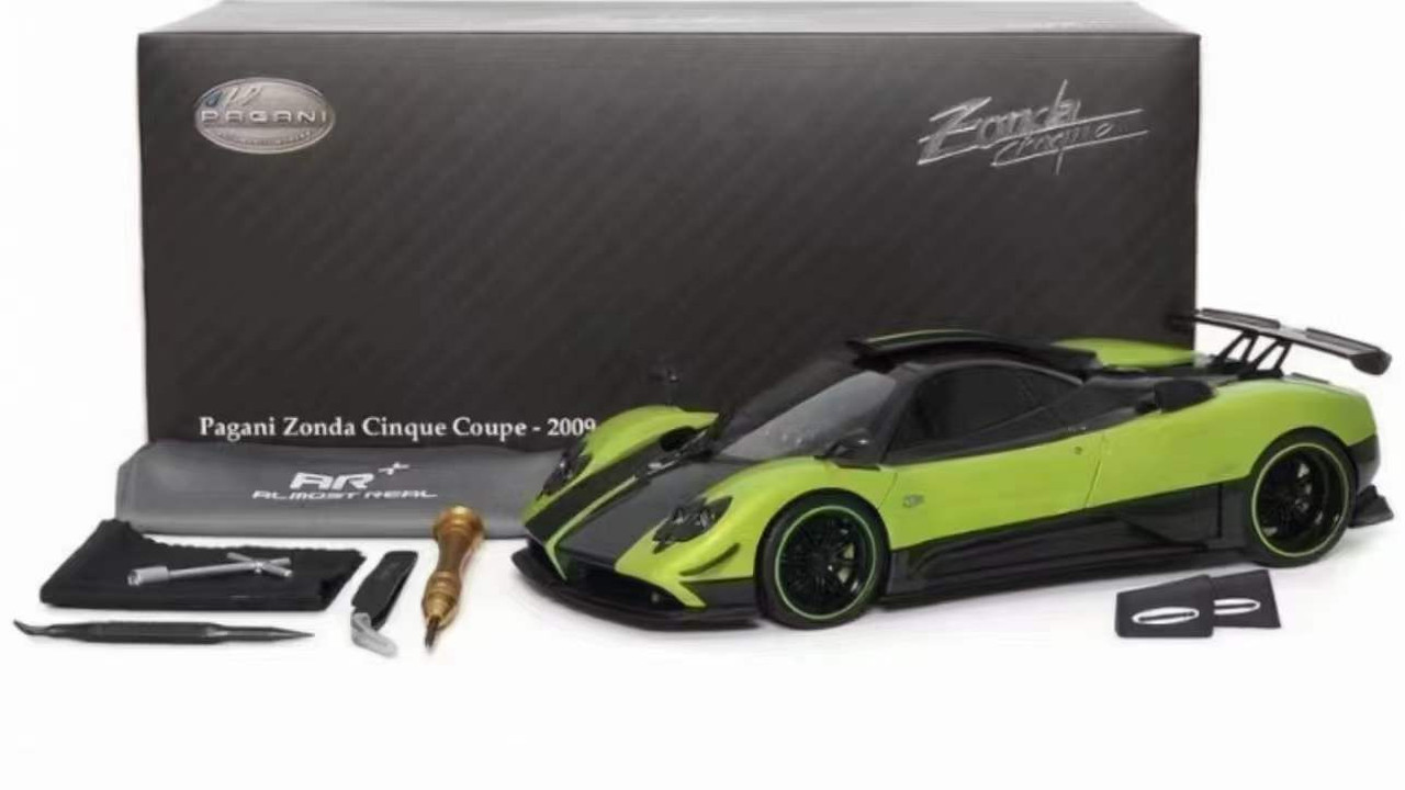 1/18 Almost Real 2009 Pagani Zonda Cinque (Green) Car Model