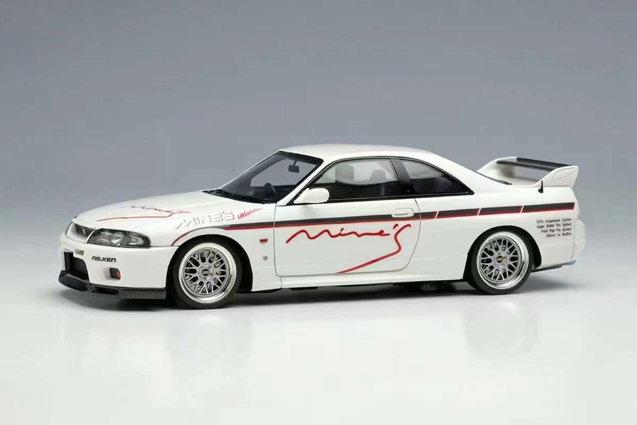 1/43 Makeup Eidolon Nissan Skyline GT-R R33 Mine's (White) Car