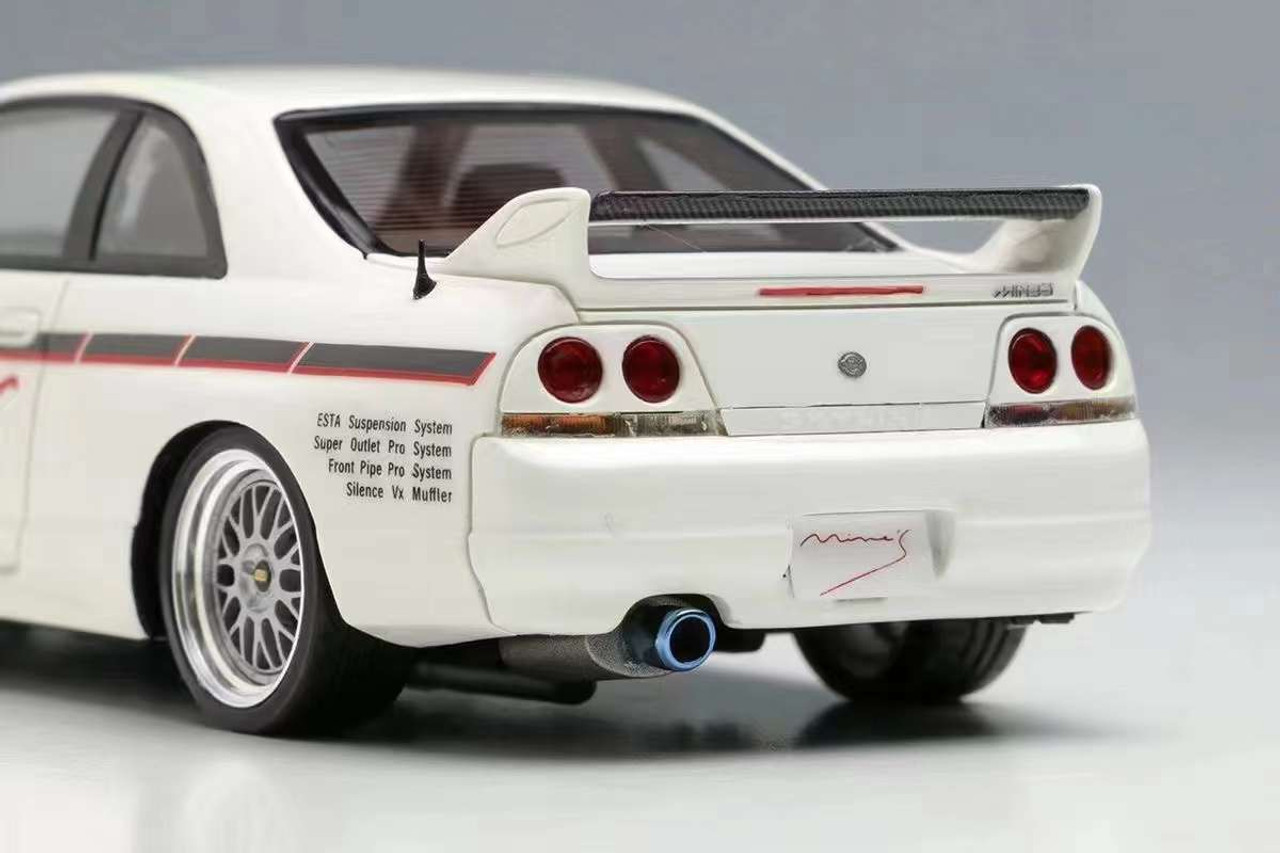 1/43 Makeup Eidolon Nissan Skyline GT-R R33 Mine's (White) Car Model