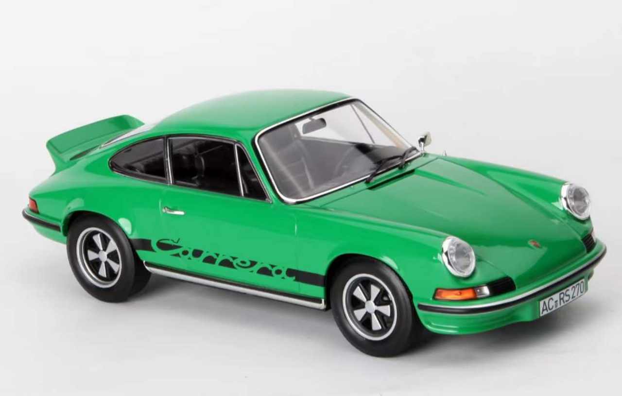 1/18 Norev 1973 Porsche 911 RS (Green) Diecast Car Model