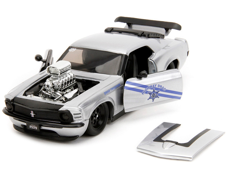 1970 Ford Mustang Boss 429 Silver Metallic 