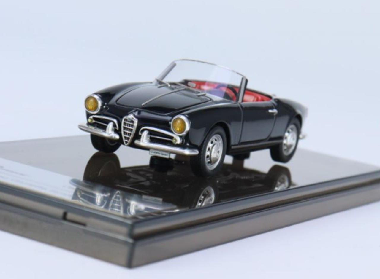 1/43 Century Dragon Alfa Romeo Giulietta Spider (1955) Black Resin Car Model