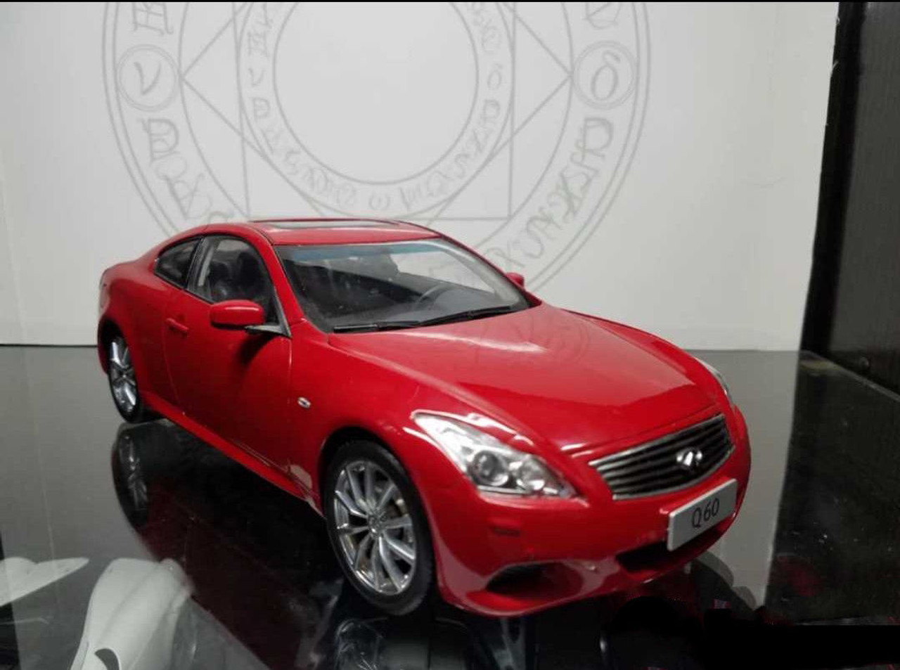 1/18 Dealer Edition Infiniti Q60 (Red) Diecast Car Model