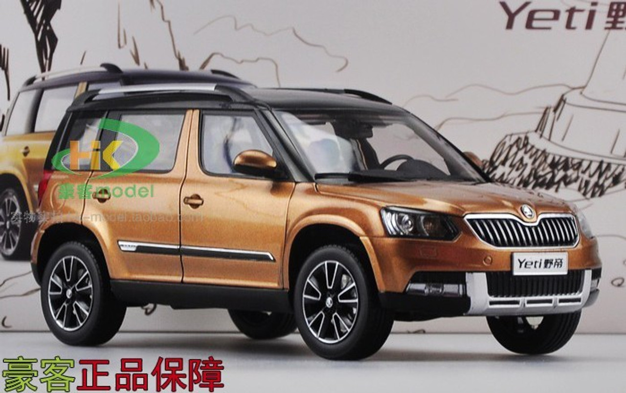 1/18 シュコダ Yeti 1/18 Dealer Edition Skoda Yeti (Orange) Diecast Car Model