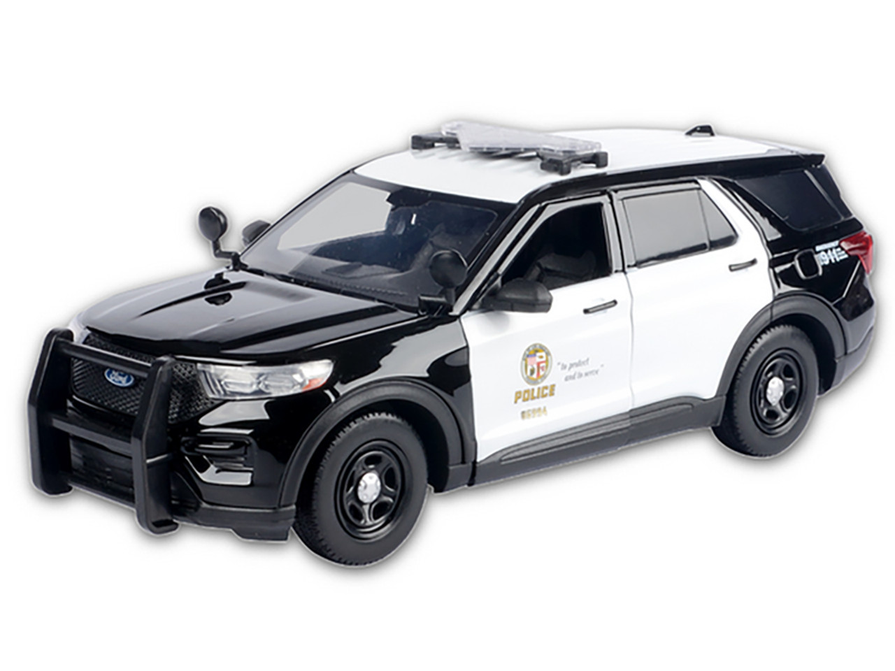 ミニカー motormax ford explorer 2015 lapd 1/24 1/24 Motormax 2015 Ford Police Interceptor Utility Black and