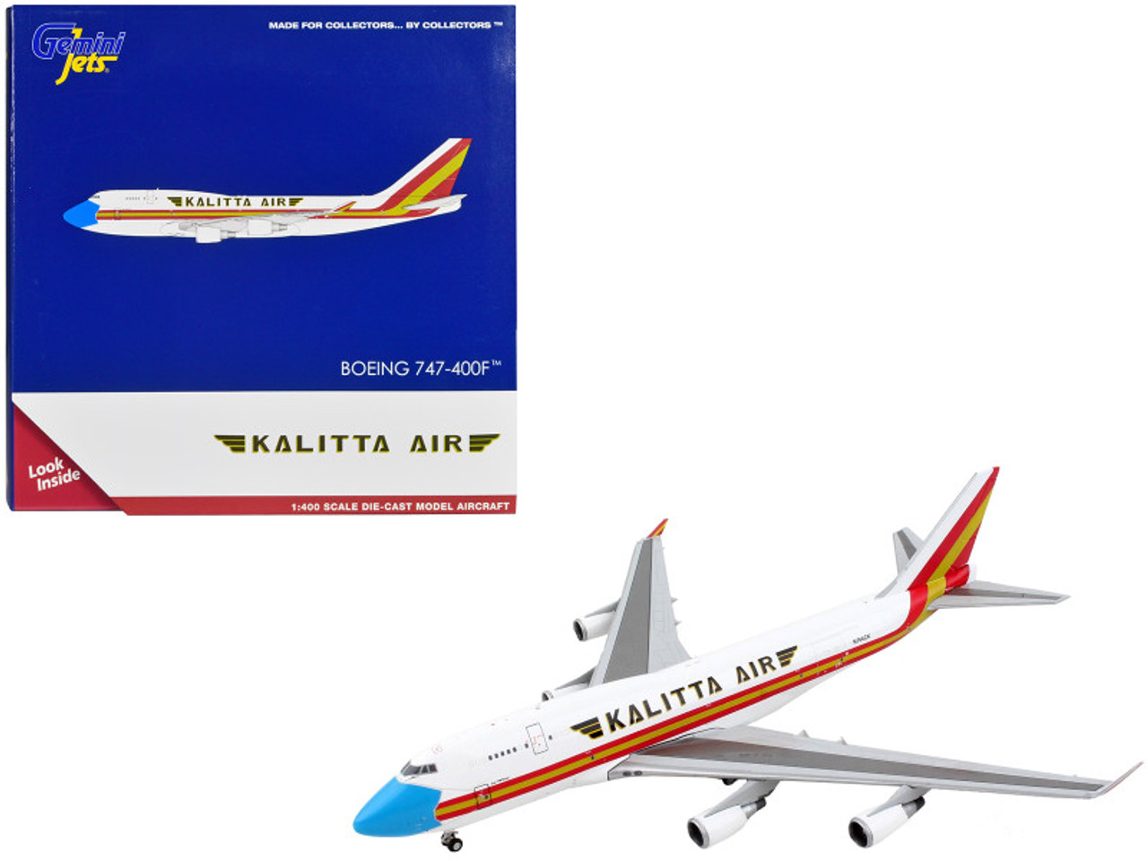 Kalitta air 757-400 1/200 マスク Boeing 747-400F Commercial Aircraft 