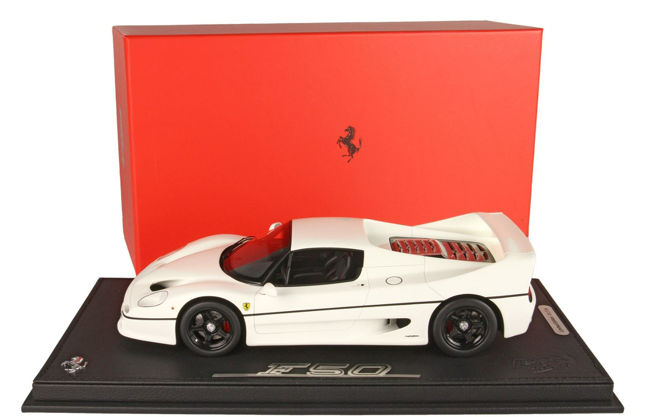 1/18 BBR 1995 Ferrari F50 Coupe (Avus White 100) Resin Car Model Limited 24 Pieces