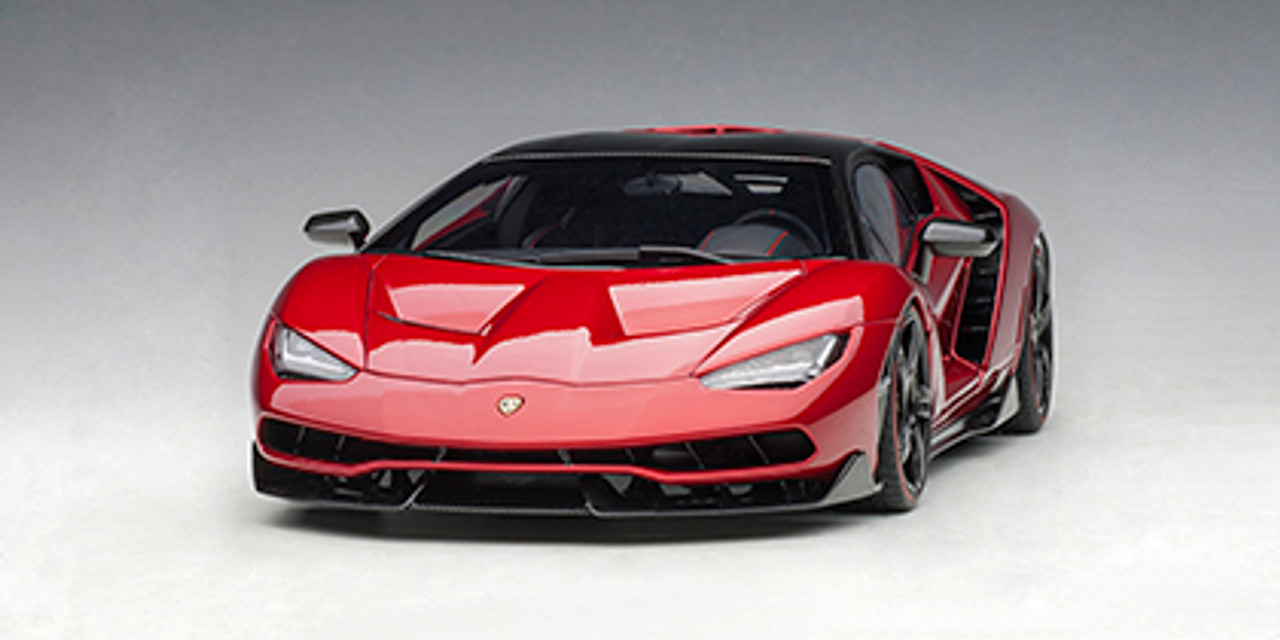 1 18 Autoart Lamborghini Centenario Roadster Rosso Efesto Metallic Red Diecast Car Model Livecarmodel Com