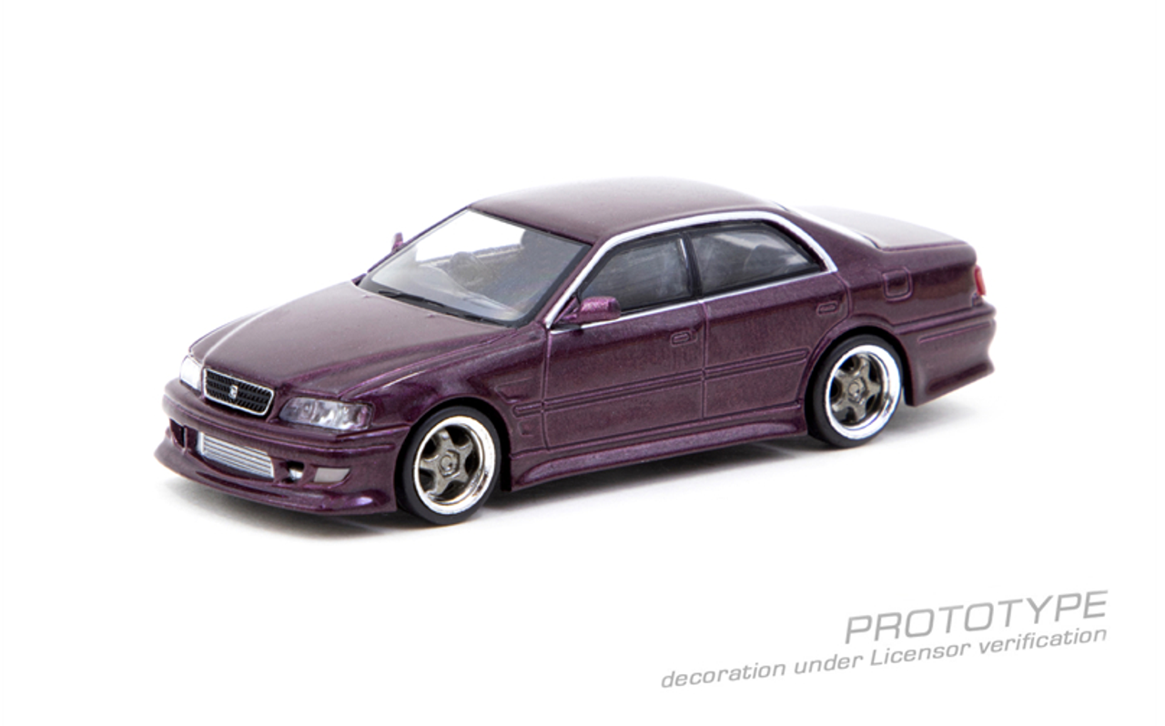 1/64 Tarmac Works VERTEX Toyota Chaser JZX100 Purple Metallic 