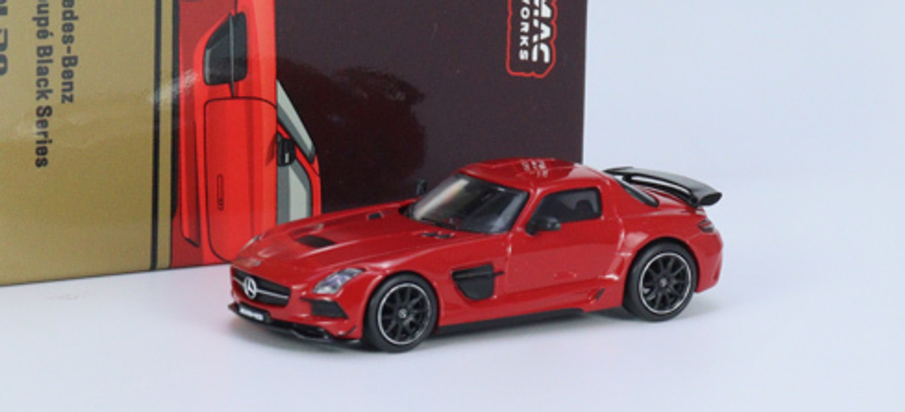 1/64 Tarmac Works Mercedes-Benz SLS AMG Coupé Black Series Red