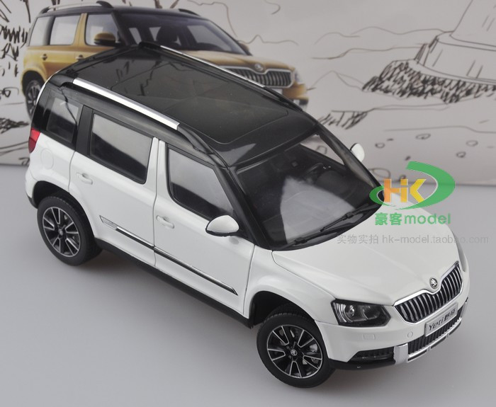 1/18 Dealer Edition Skoda Yeti (White) Diecast Car Model