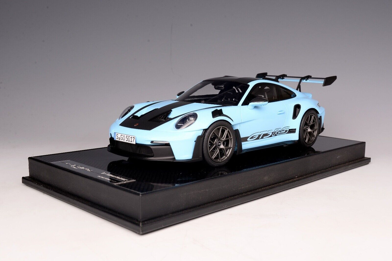 1/18 Timothy & Pierre TP Porsche 911 992 GT3 RS Weissach Package (Gulf Blue) Resin Car Model Limited 29 Pieces