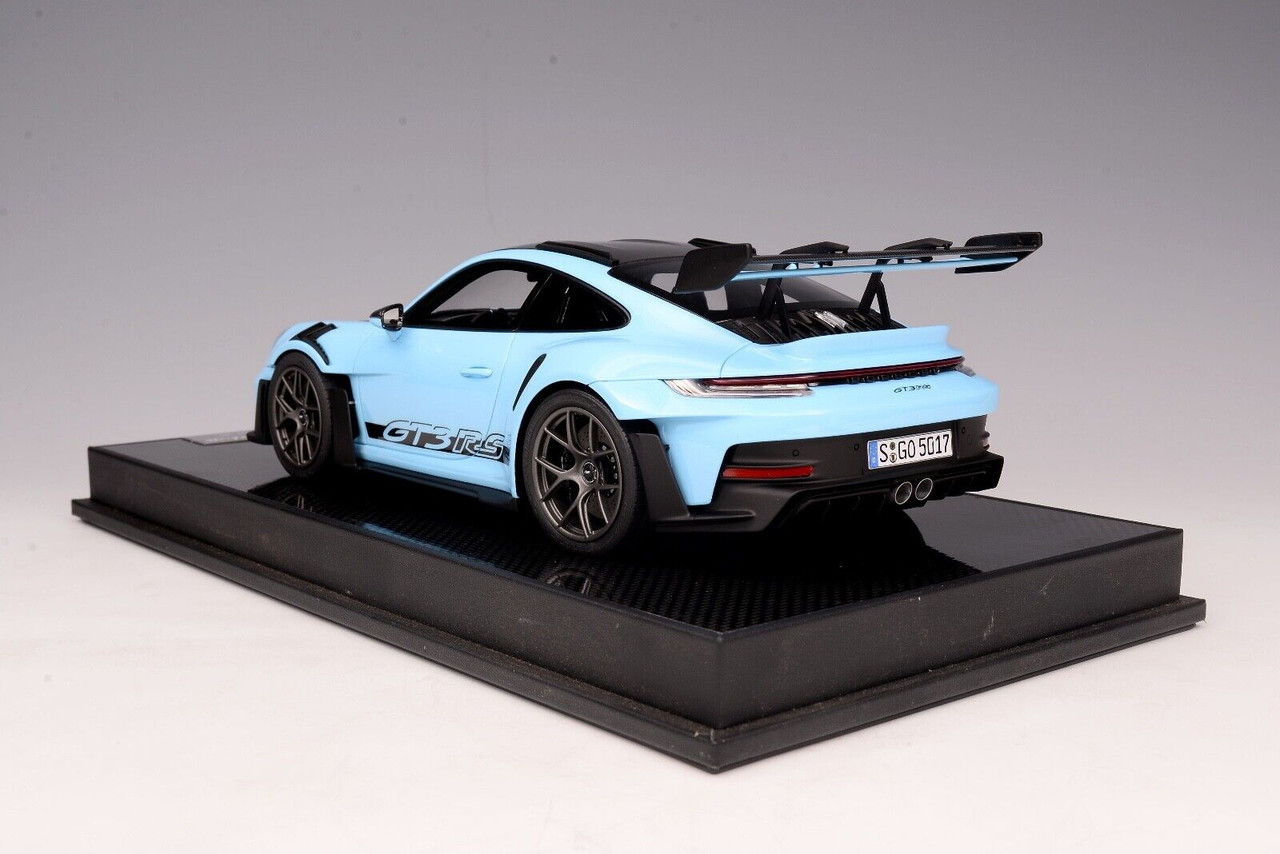 1/18 Timothy & Pierre TP Porsche 911 992 GT3 RS Weissach Package (Gulf Blue) Resin Car Model Limited 29 Pieces