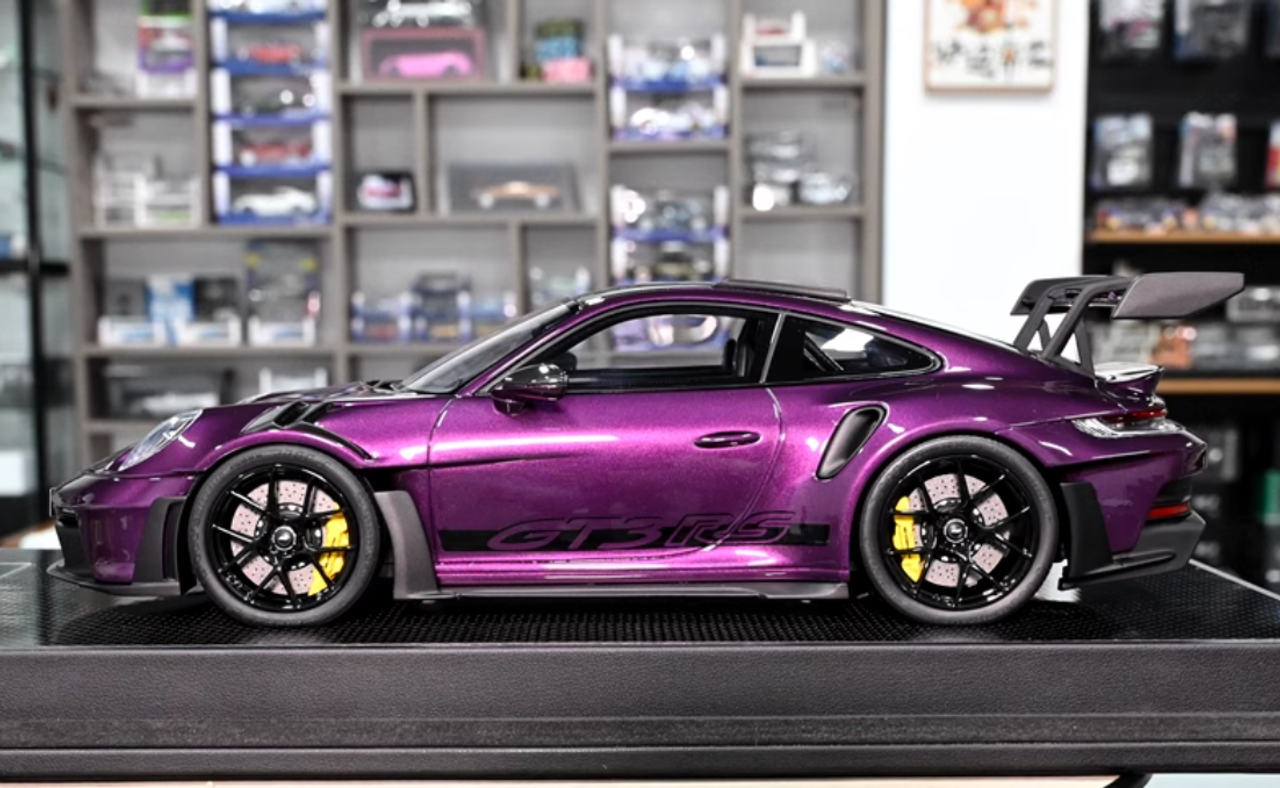 1/18 Timothy & Pierre TP Porsche 911 992 GT3 RS Weissach Package (Midnight Purple) Resin Car Model Limited 29 Pieces
